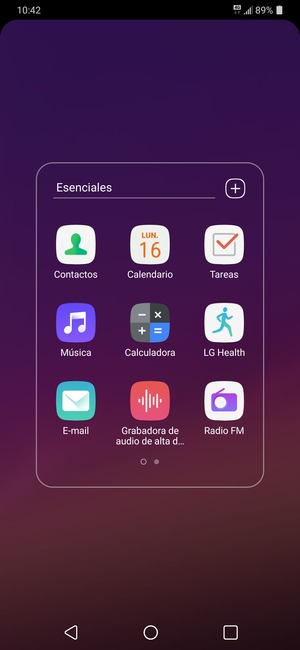 Seleccione Contactos