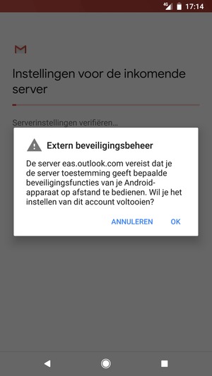 Selecteer OK