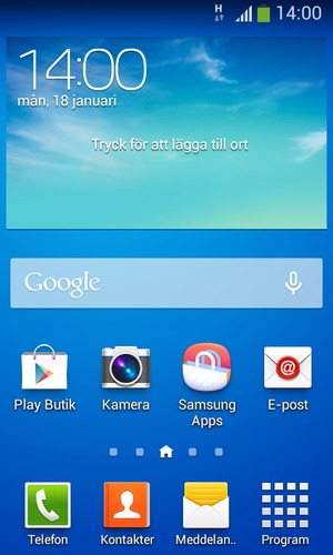 Välj Program