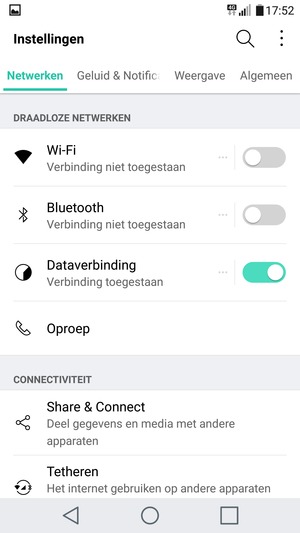 Selecteer Algemeen
