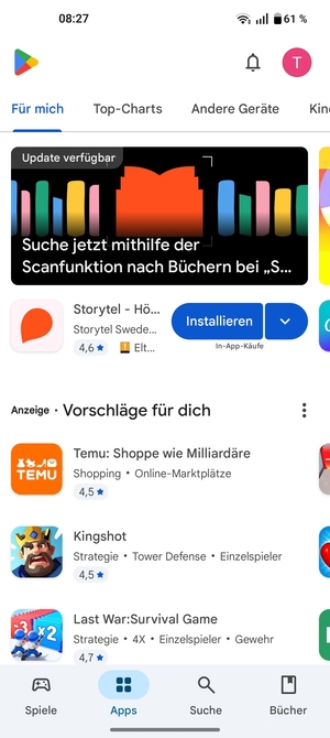 Wählen Sie Suche