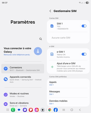 Votre eSIM est maintenant activée