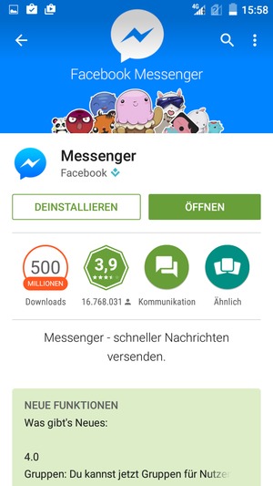Wählen Sie ÖFFNEN