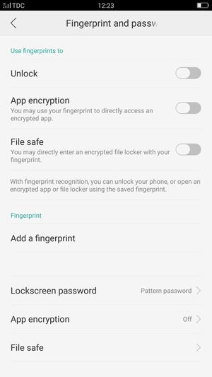 Your phone is now secure with a screen lock