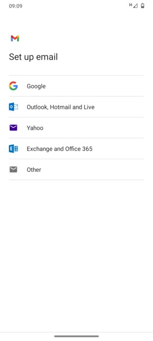 Select Outlook, Hotmail and Live