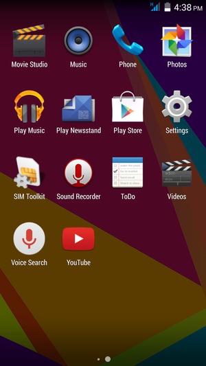 Scroll to and select Settings