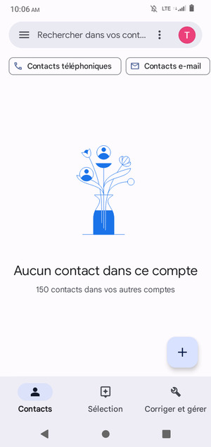 Sélectionnez Corriger et gérer