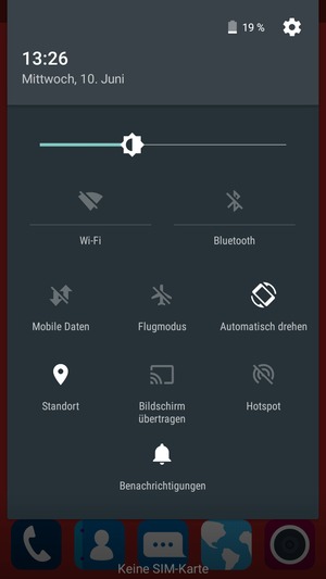 Schalten Sie Standort aus