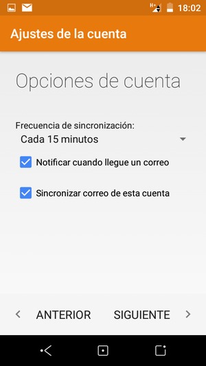 Seleccione SIGUIENTE