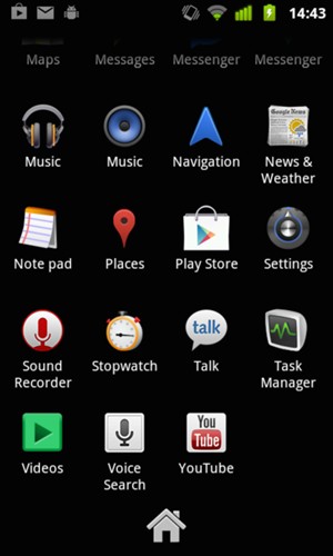Scroll to and select Settings