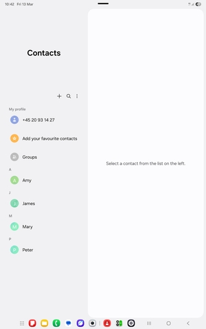 Select the Menu button