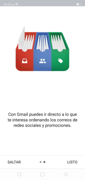 Seleccione LISTO