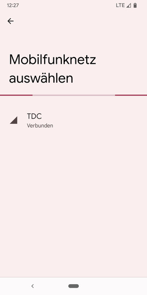 Warten Sie, bis die Suche abgeschlossen ist