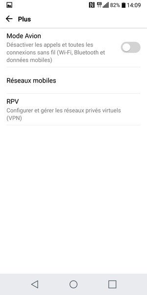 Sélectionnez Réseaux mobiles