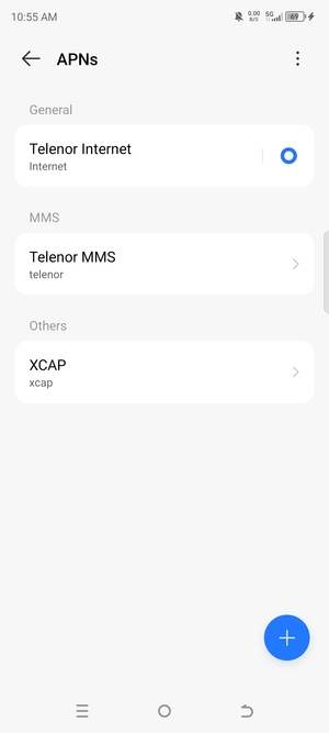 Select the Menu button