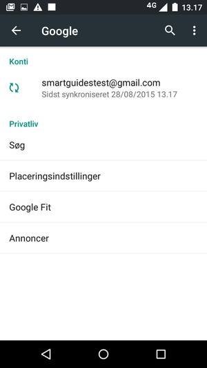 Vælg din konto