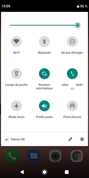 Régler la luminosité au niveau souhaité
