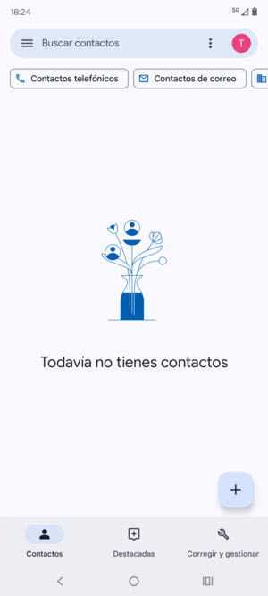 Seleccione Corregir y gestionar