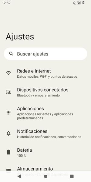 Seleccione Redes e Internet