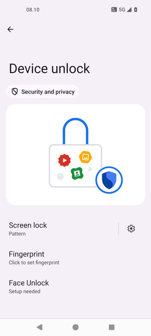 Your phone is now secure with a screen lock