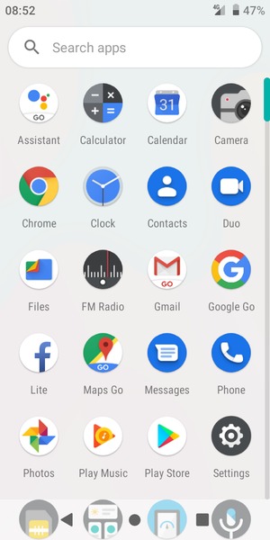 Scroll to and select Settings