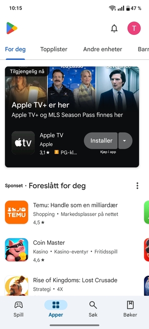 Velg Søk