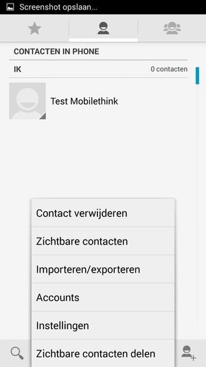Selecteer Importeren/exporteren