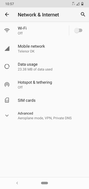 Select Hotspot & tethering