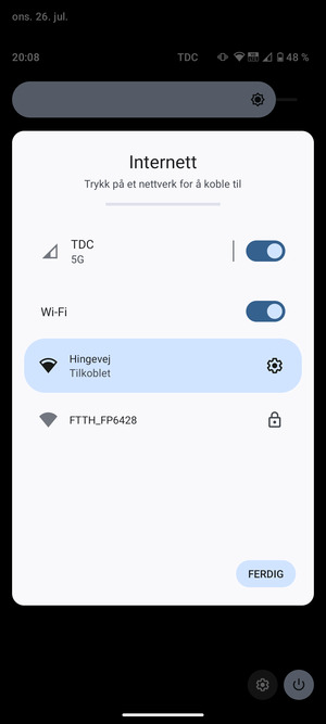 Slå av Wi-Fi