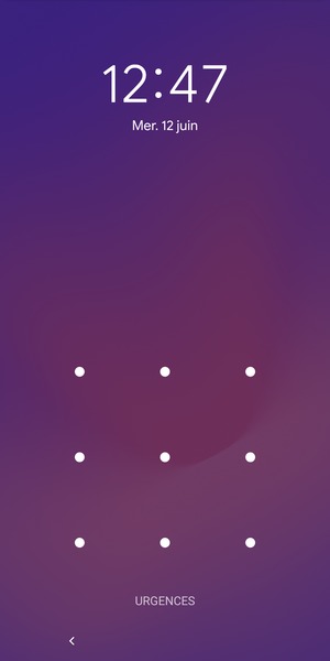Votre téléphone est maintenant sécurisé par un écran de verrouillage