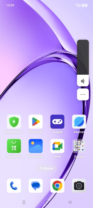 Seleccione Sonido para cambiar al modo de silencio