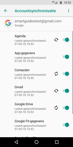 Uw contactpersonen van Google worden nu gesynchroniseerd met uw telefoon