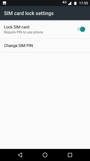 Select  Change SIM PIN