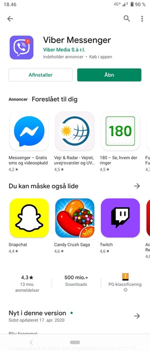 Vælg Åbn