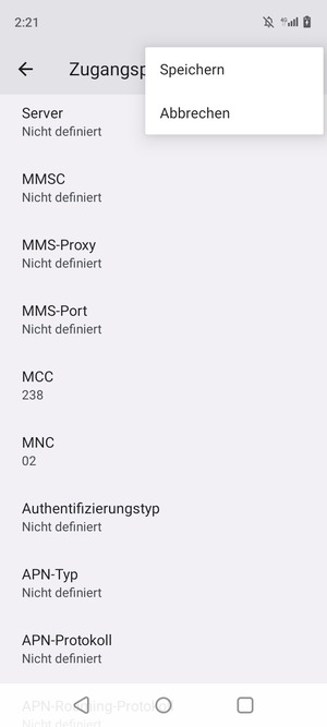 Wählen Sie Speichern