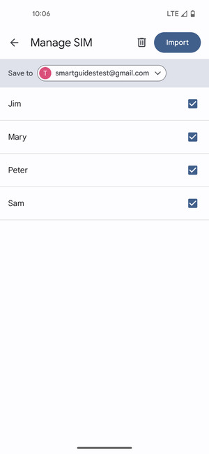 Select Import