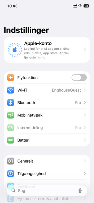 Vælg Mobilnetværk