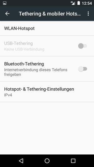 Wählen Sie WLAN-Hotspot