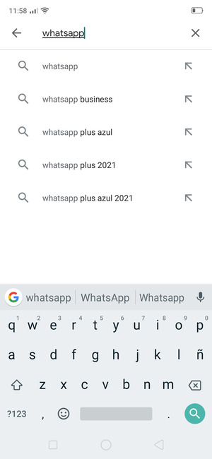 Introduzca el nombre de la aplicación y seleccione Buscar