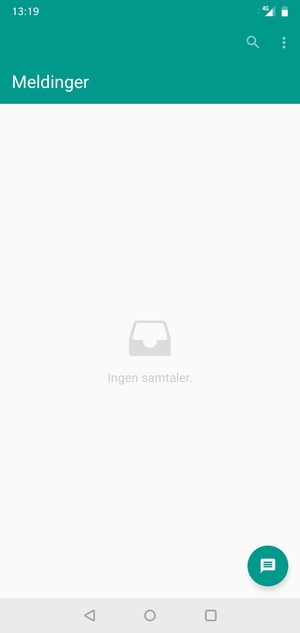 Velg menyknappen