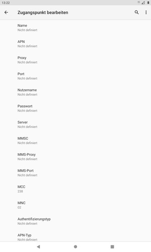 Geben Sie MMS-Informationen ein