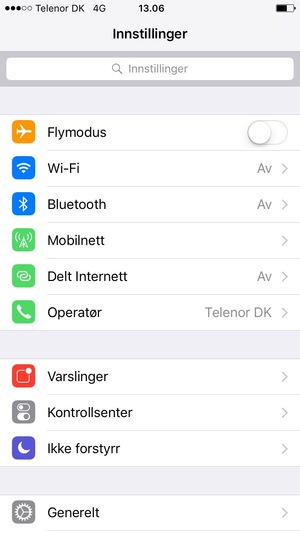 Velg Mobilnett