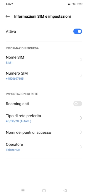 Seleziona Nomi dei punti di accesso