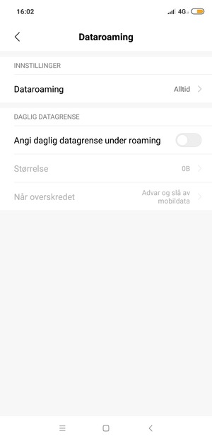 Velg Dataroaming