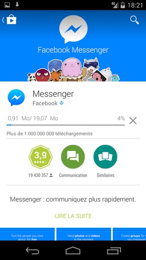 Veuillez attendre la fin de la procédure d'installation