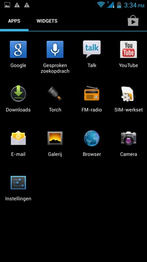 Selecteer Instellingen