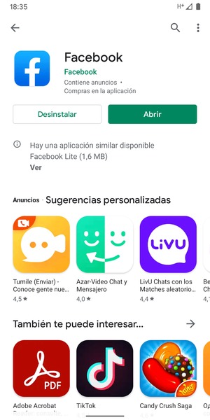 Seleccione Abrir