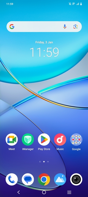 Swipe up
