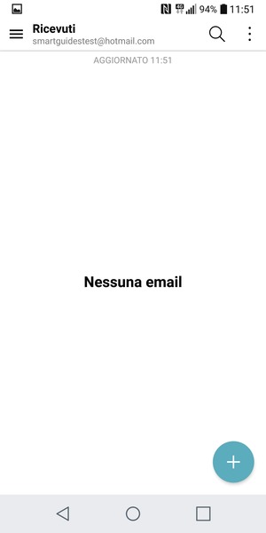 Il tuo account è pronto per l'uso