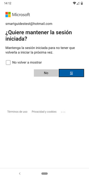 Seleccione la opción deseada